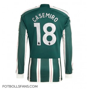 Manchester United Casemiro #18 Replika Bortatröja 2023-24 Långärmad